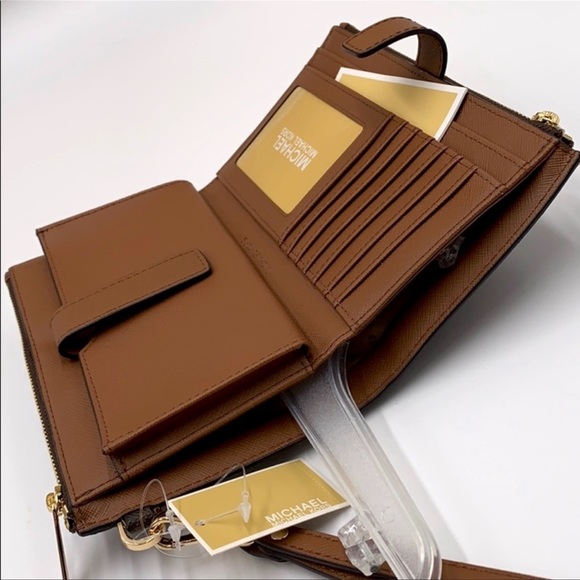 MICHAEL KORS LG XCHAIN SHOULDER TOTE & WALLET-WRISTLET-PHONE CASE SET - Picture 14 of 16